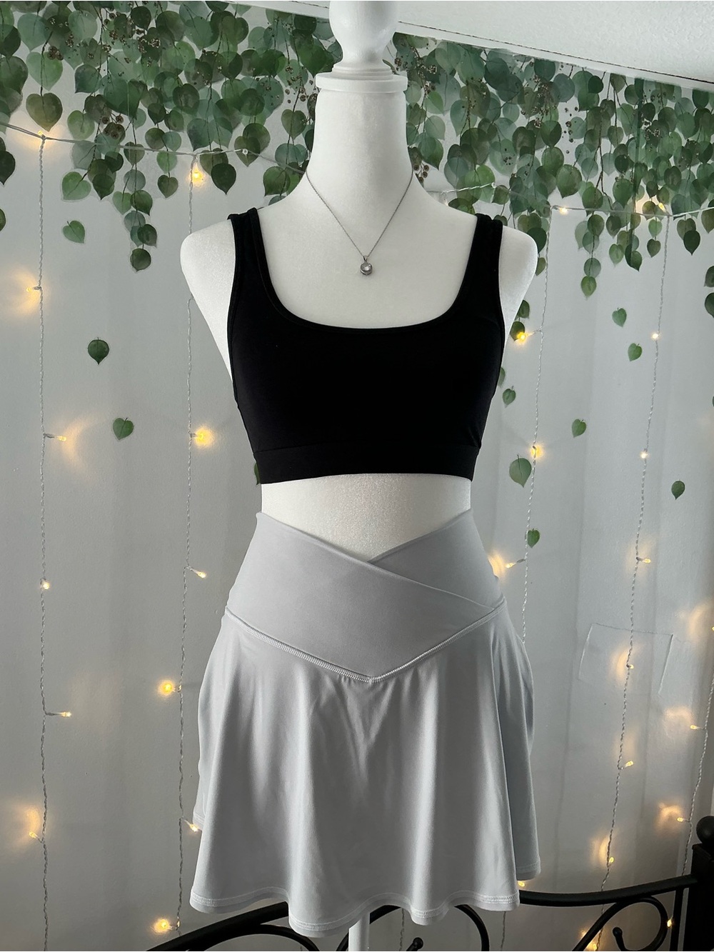 Offline by Aerie White A-Line Performance Skirt